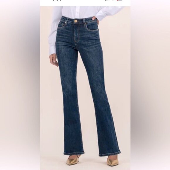 Kut from the Kloth Flare Jeans Med Wash - Picture 1 of 11